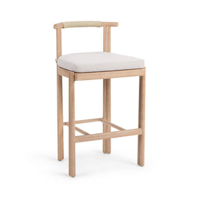 Oliver Brown Outdoor Armless Barstool - Ornate Home