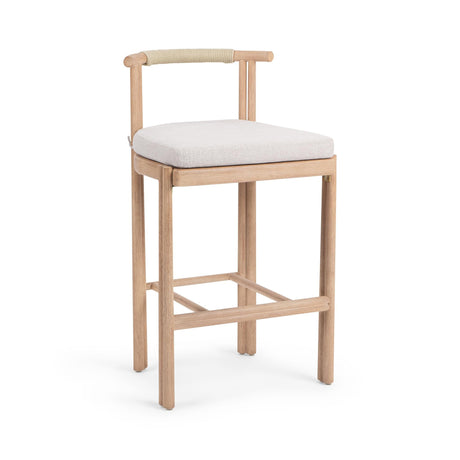 Oliver Brown Outdoor Armless Barstool - Ornate Home