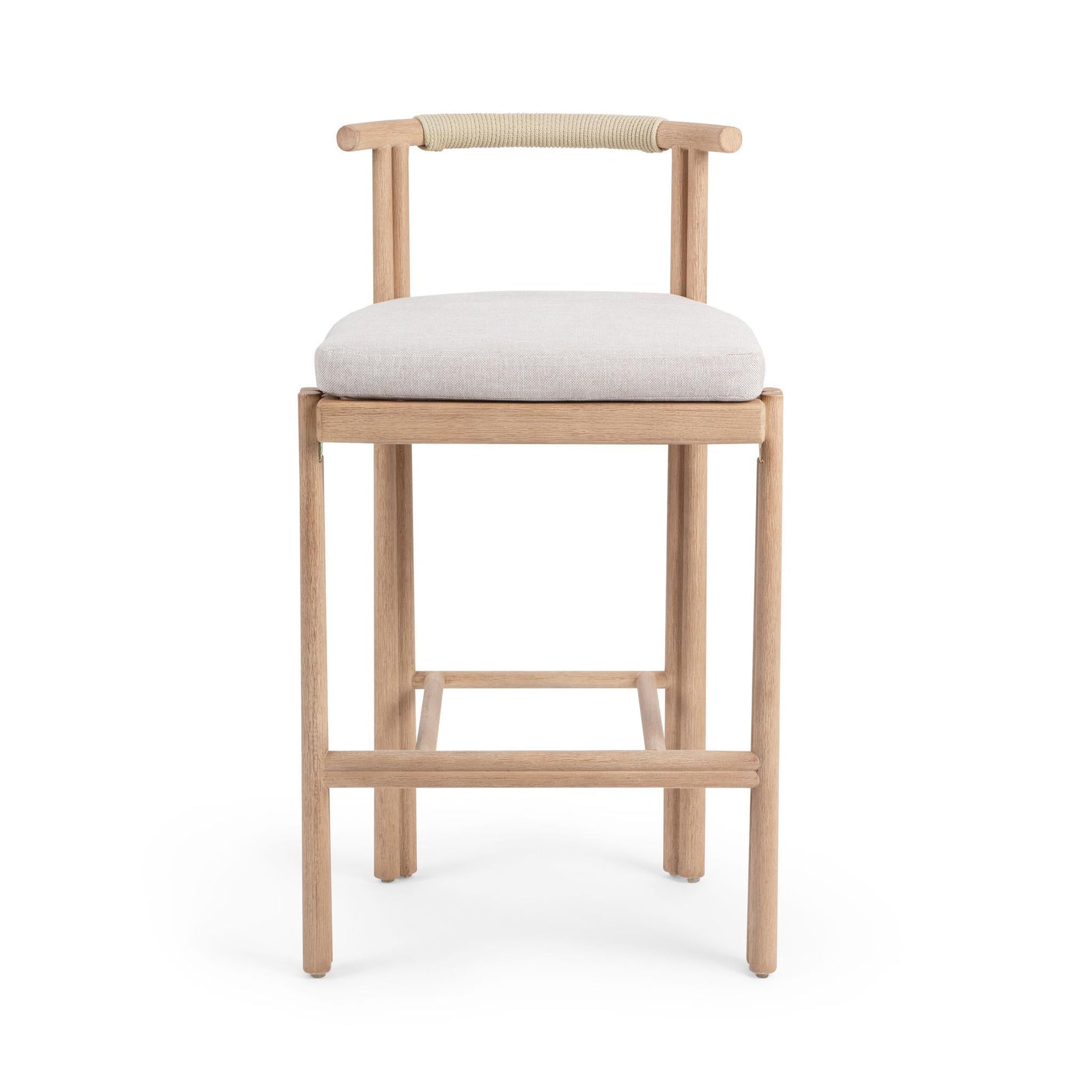 Oliver Brown Outdoor Armless Barstool - Ornate Home