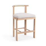 Oliver Brown Outdoor Armless Counter Stool - Ornate Home