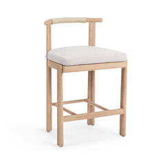 Oliver Brown Outdoor Armless Counter Stool - Ornate Home