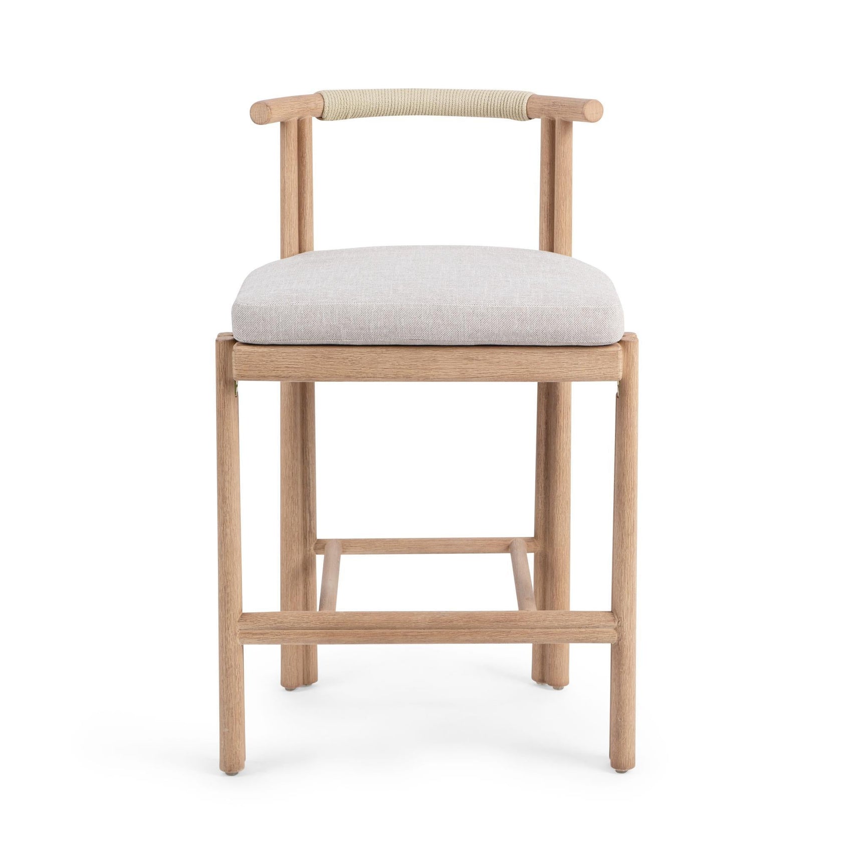 Oliver Brown Outdoor Armless Counter Stool - Ornate Home