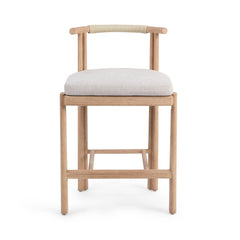Oliver Brown Outdoor Armless Counter Stool - Ornate Home