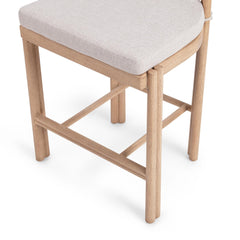 Oliver Brown Outdoor Armless Counter Stool - Ornate Home