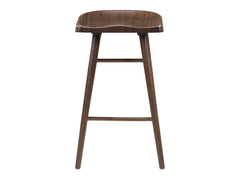 Oliver Brown Pub Height Stool - Ornate Home