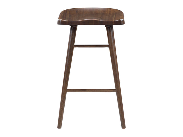 Oliver Brown Pub Height Stool - Ornate Home