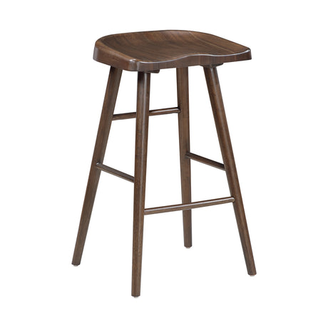 Oliver Brown Pub Height Stool - Ornate Home