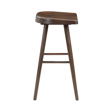 Oliver Brown Pub Height Stool (Set of 2) - Ornate Home