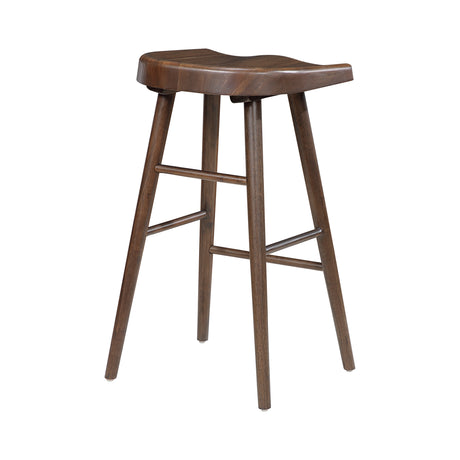 Oliver Brown Pub Height Stool (Set of 2) - Ornate Home
