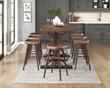 Oliver Brown Pub Height Stool (Set of 2) - Ornate Home