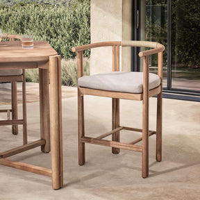 Oliver Butterscotch Outdoor Counter Stool - Ornate Home