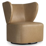 Oliver Tan/Camel Swivel Chair - Ornate Home