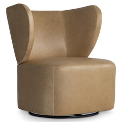 Oliver Tan/Camel Swivel Chair - Ornate Home