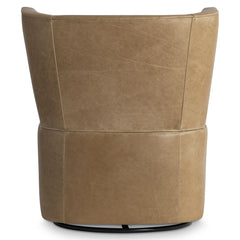Oliver Tan/Camel Swivel Chair - Ornate Home