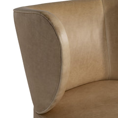 Oliver Tan/Camel Swivel Chair - Ornate Home