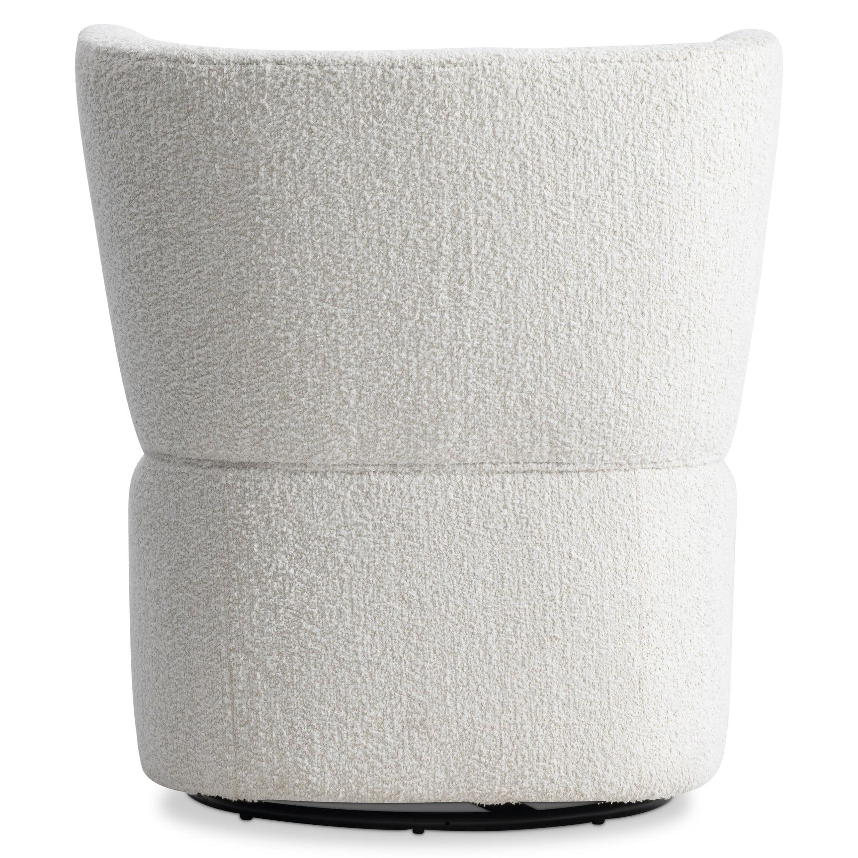 Oliver White/Cream Fabric Swivel Chair - Ornate Home