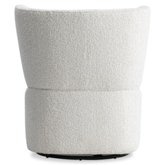 Oliver White Swivel Chair - Ornate Home
