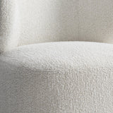 Oliver White Swivel Chair - Ornate Home