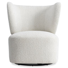 Oliver White Swivel Chair - Ornate Home