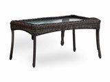 Oliveri Brown/Dark Teal Wicker Coffee Table (9/Stack) - Ornate Home