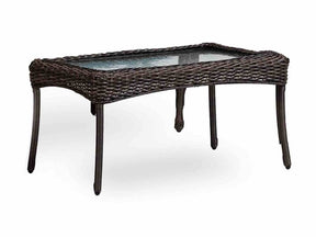 Oliveri Brown/Dark Teal Wicker Coffee Table (9/Stack) - Ornate Home