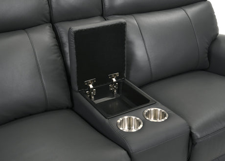 Oliverus Dark Gray Power Sectional - Ornate Home