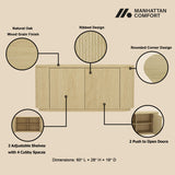 Olivia 60" Sideboard in Natural Oak - Ornate Home