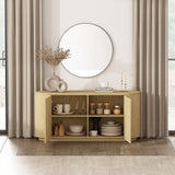 Olivia 60" Sideboard in Natural Oak - Ornate Home