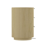 Olivia 71.3" Double Dresser in Natural Oak and Black - Ornate Home