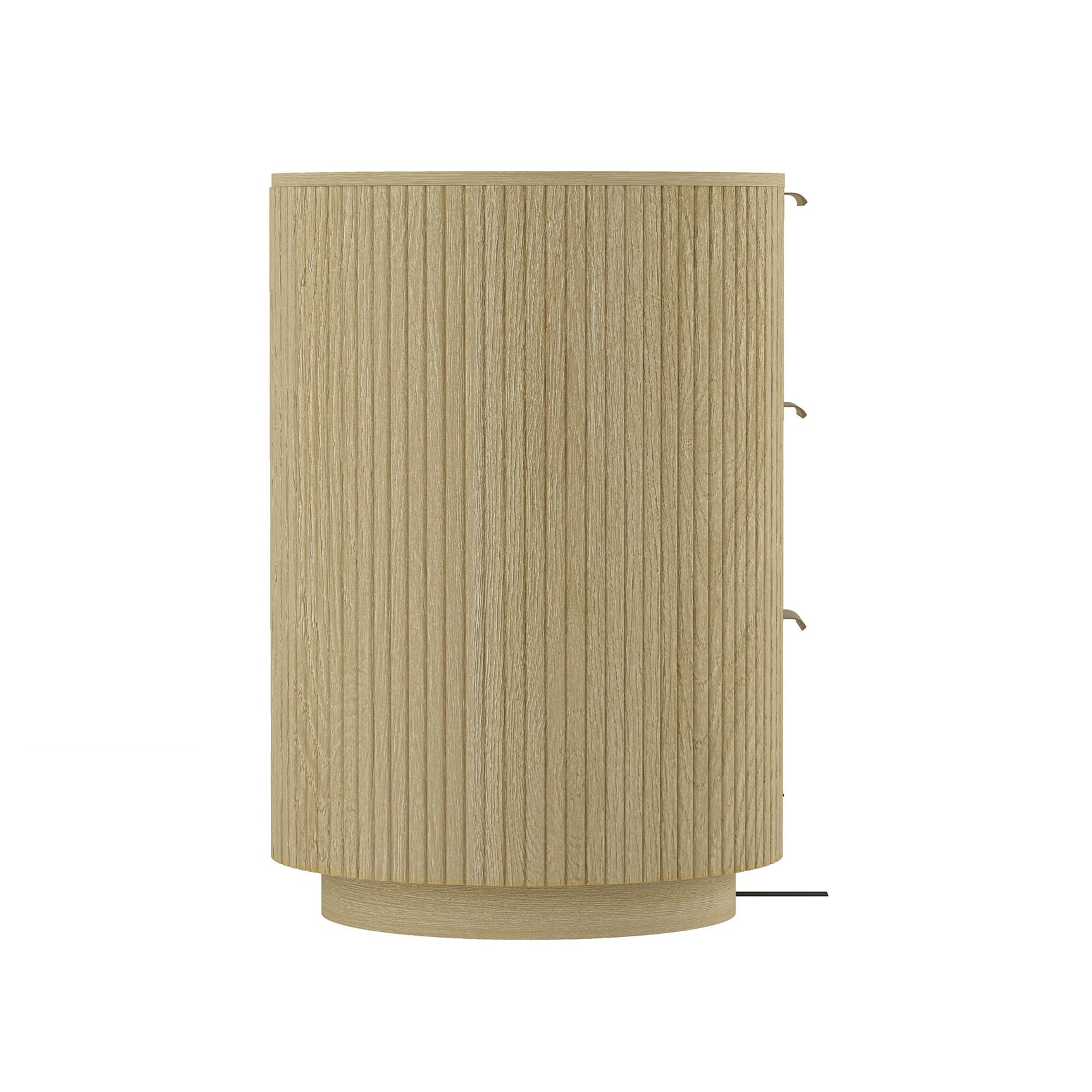 Olivia 71.3" Double Dresser in Natural Oak and Gold - Ornate Home