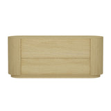 Olivia 71.3" Double Dresser in Natural Oak and Gold - Ornate Home