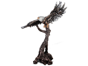 Olivia Bronze & Nickel Silver Statue  / HD-1133 - Ornate Home