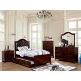 Olivia Dark Walnut Nightstand - Ornate Home