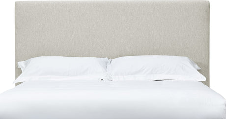 Olivia Ivory Upholstered Queen Headboard - Ornate Home