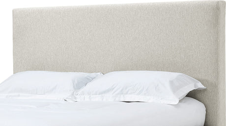 Olivia Ivory Upholstered Queen Headboard - Ornate Home