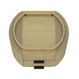 Olivia Nightstand in Natural Oak and Black - Ornate Home