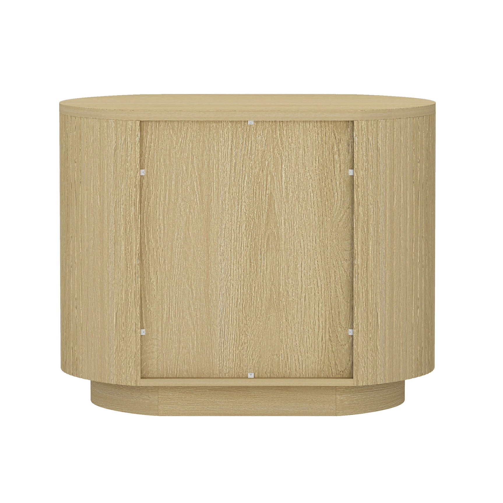 Olivia Nightstand in Natural Oak and Black (set of 2) - Ornate Home