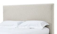Olivia Upholstered Headboard in Ivory (86"W) - Ornate Home