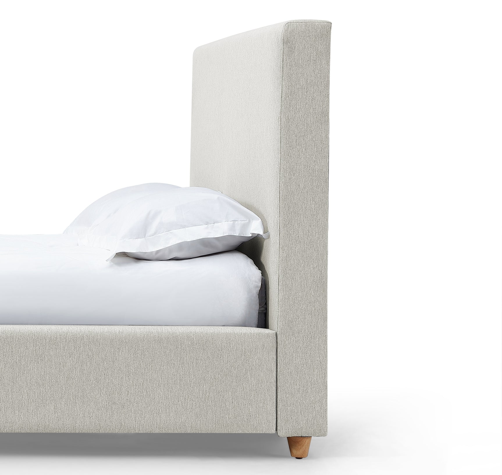 Olivia Upholstered Headboard in Ivory - Ornate Home