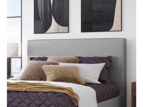 Olivia Upholstered Headboard in Pewter (69"W) - Ornate Home