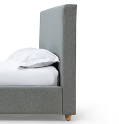 Olivia Upholstered Headboard in Pewter (69"W) - Ornate Home