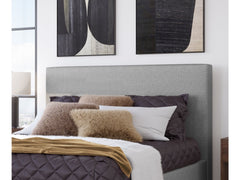 Olivia Upholstered Headboard in Pewter - Ornate Home