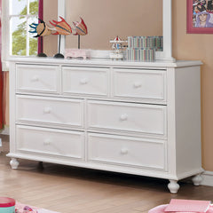 Olivia White 4 Pc. Full Bedroom Set - Ornate Home