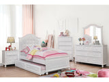 Olivia White 4 Pc. Twin Bedroom Set - Ornate Home