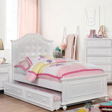 Olivia White 4 Pc. Twin Bedroom Set - Ornate Home