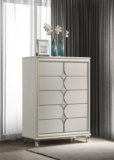 Olivia White Chest - Ornate Home