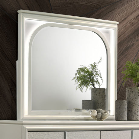 Olivia White Dresser Mirror - Ornate Home