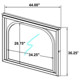 Olivia White Dresser Mirror - Ornate Home