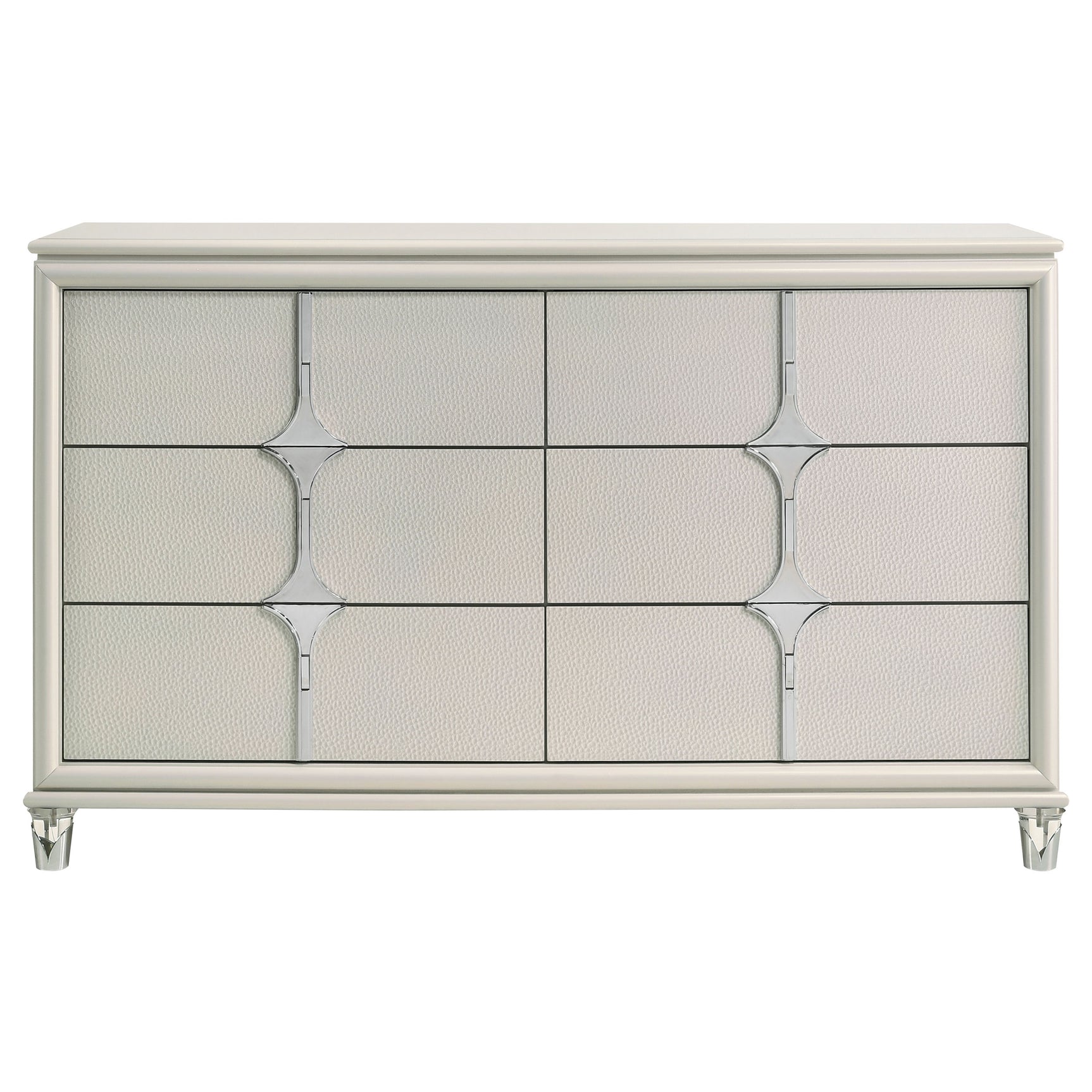 Olivia White Dresser - Ornate Home