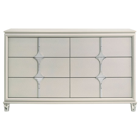 Olivia White Dresser - Ornate Home